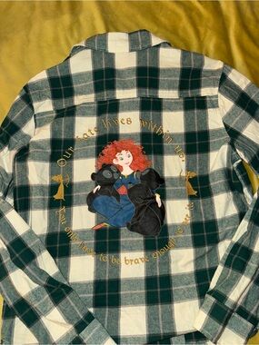 Pixar Brave plaid button up from box lunch